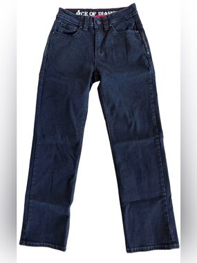 Ace of Diamond Black Western Straight Leg Pants Men 28x30 Regular Fit P‑1435